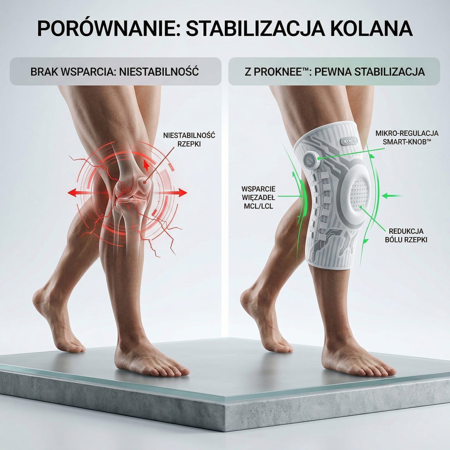 ProKnee™ – Profesjonalny Stabilizator Kolana